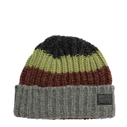 Bonnet en mélange de mohair color block Paul Smith Noir