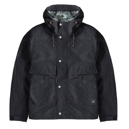 Veste imperméable en nylon recyclé Ripstop de Paul Smith Noir