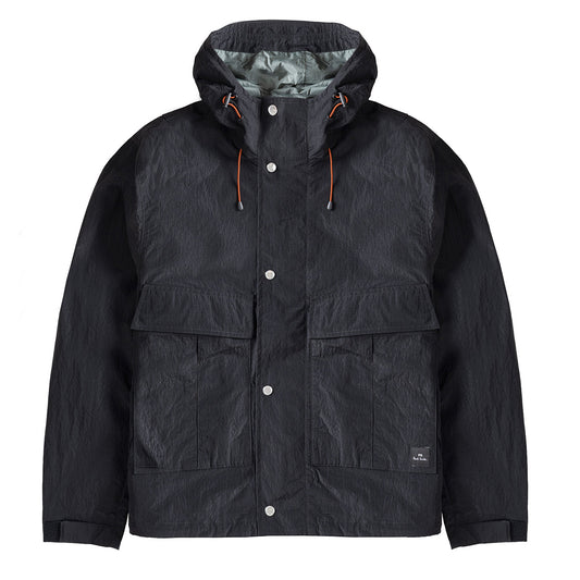 Paul Smith Recycled-Nylon Ripstop Showerproof Jacket Black