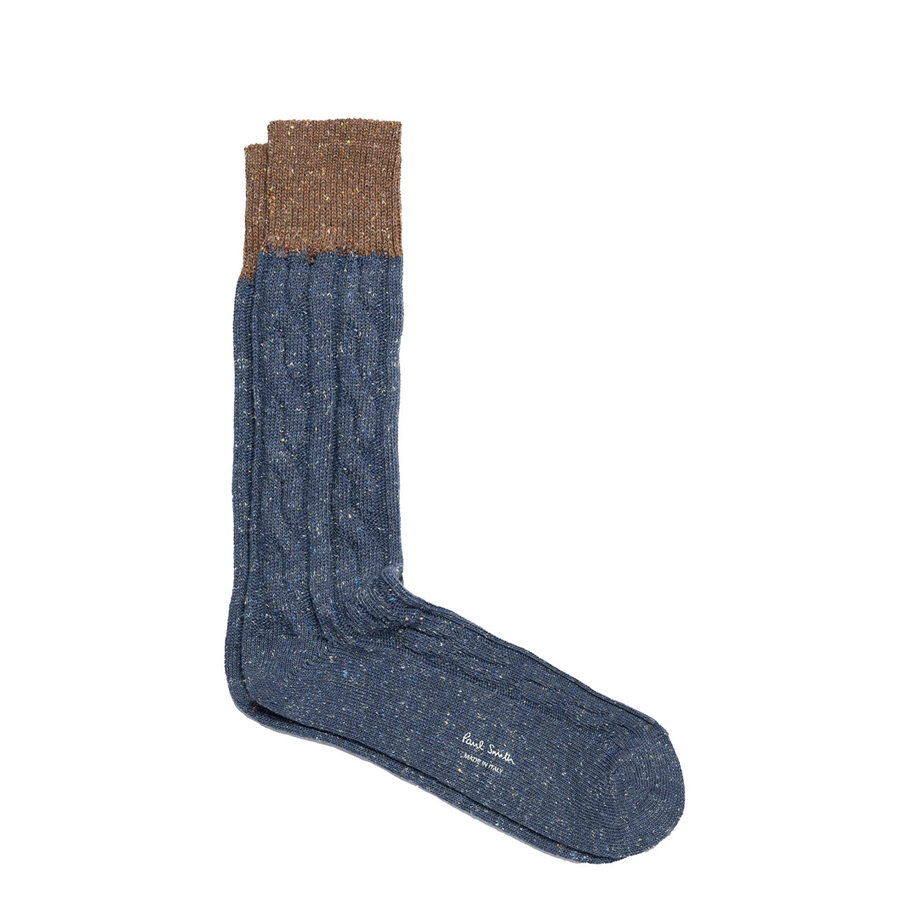 Paul Smith Sock Henry Neps Cable Navy