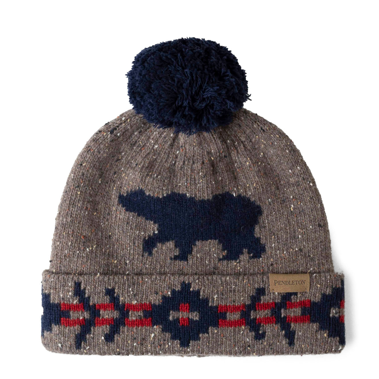 Pendleton Pom Pom Beanie Bear